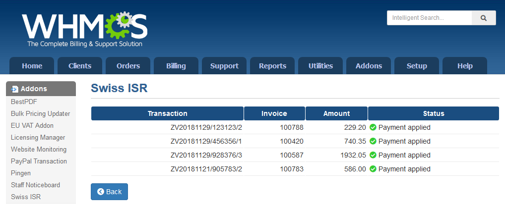 Bank statement import