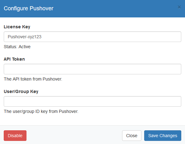 Provider configuration